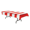 Red & White Stripes Table Cover